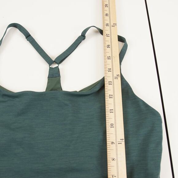 Outdoor Voices Techsweat Move Free Racer Back Tank Green Top Womens Sz M - Picture 4 of 7